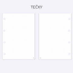 Poznámkové listy - Tečky
