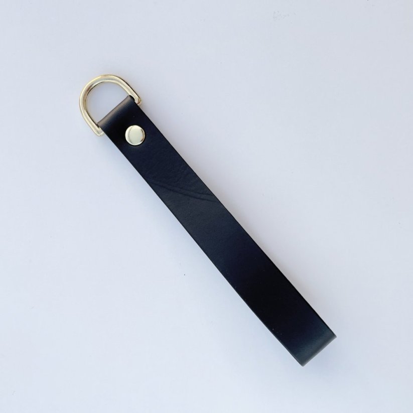 VEGA poutko - Barva kůže: Black, Barva kování: Zlaté kování