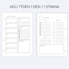 Náhradní listy - 1 den / 1 strana - CZ