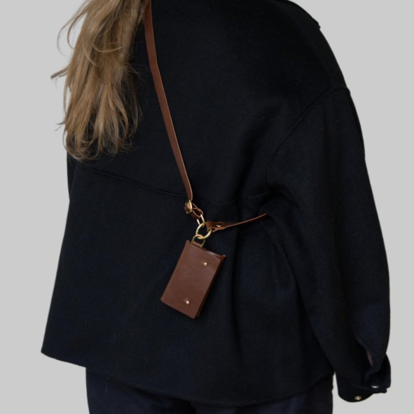Fria Brownies - Barva kování: Zlaté kování, Varianta: Samostatný popruh Fria
