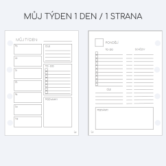 Náhradní listy - 1 den / 1 strana - CZ