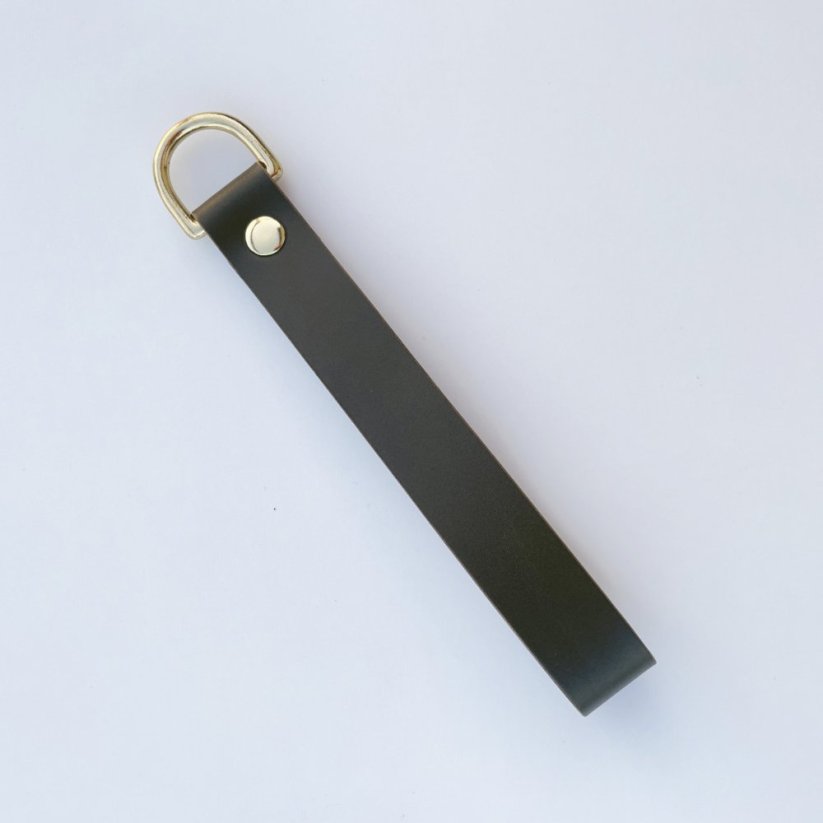 VEGA poutko - Barva kůže: Black, Barva kování: Zlaté kování